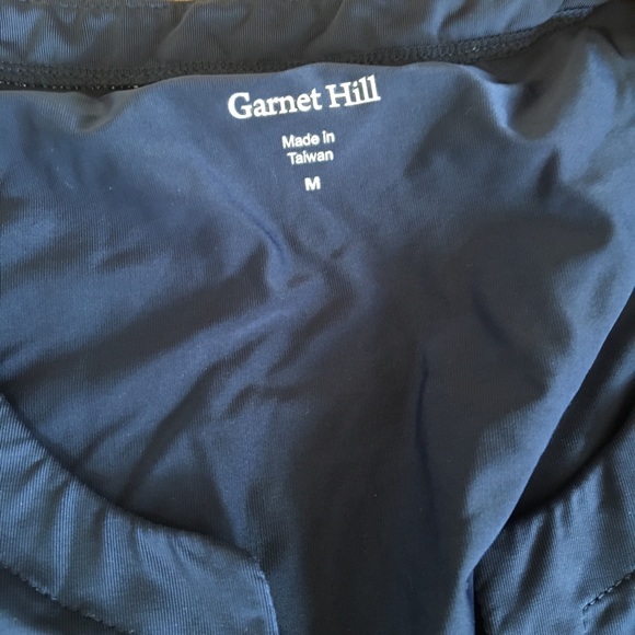 Garnet Hill swimshirt coverup M navy - Picture 4 of 10